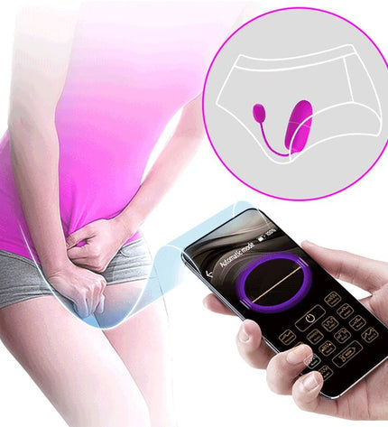 PRETTY LOVE - OEUF VIBRANT NYMPHE APP CONTRÔLÉ VIOLET by PRETTY LOVE BOTTOM