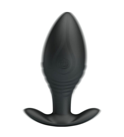 PRETTY LOVE - VIBRATEUR RECHARGEABLE REGINA ANAL PLUG NOIR by PRETTY LOVE BOTTOM