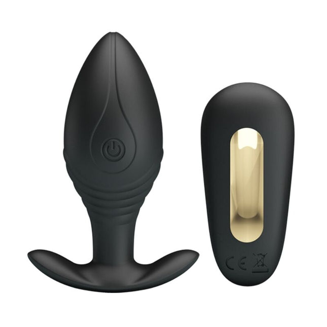 PRETTY LOVE - VIBRATEUR RECHARGEABLE REGINA ANAL PLUG NOIR by PRETTY LOVE BOTTOM