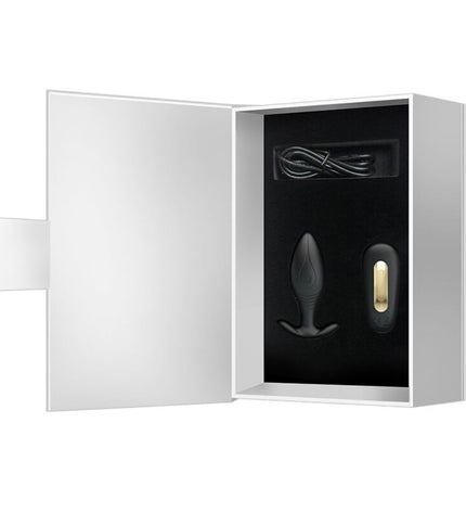 PRETTY LOVE - VIBRATEUR RECHARGEABLE REGINA ANAL PLUG NOIR by PRETTY LOVE BOTTOM