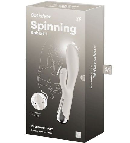 SATISFYER - SPINNING RABBIT 1 CLITORIS ET STIMULATION DU POINT G ROUGE by SATISFYER VIBRATOR