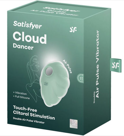 SATISFYER - VIBRATEUR CLOUD DANCER VERT AIR PULSE by SATISFYER AIR PULSE