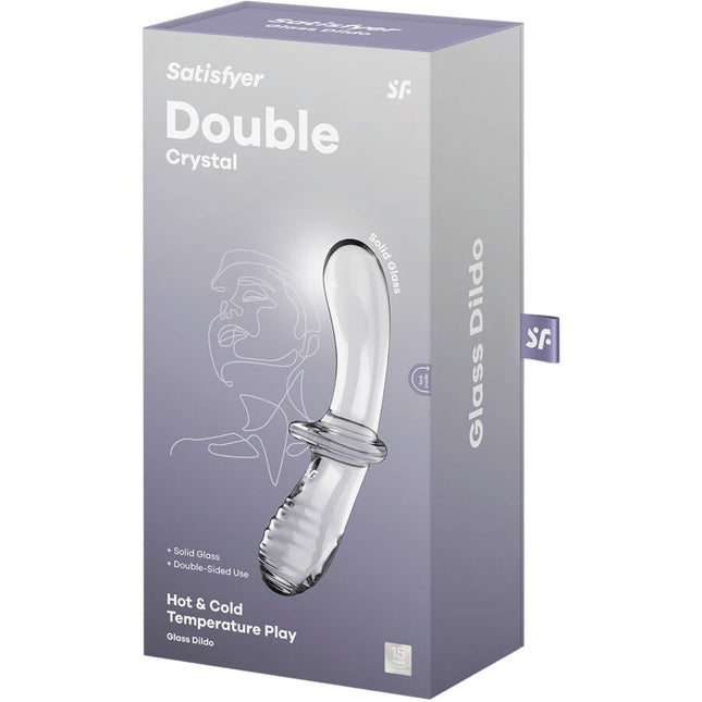 SATISFYER - GODE DOUBLE CRISTAL TRANSPARENT by SATISFYER CRYSTAL