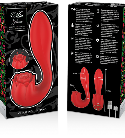 MIA - SELENA STIMULATEUR VIBRANT + TAPPING ROUGE by MIA