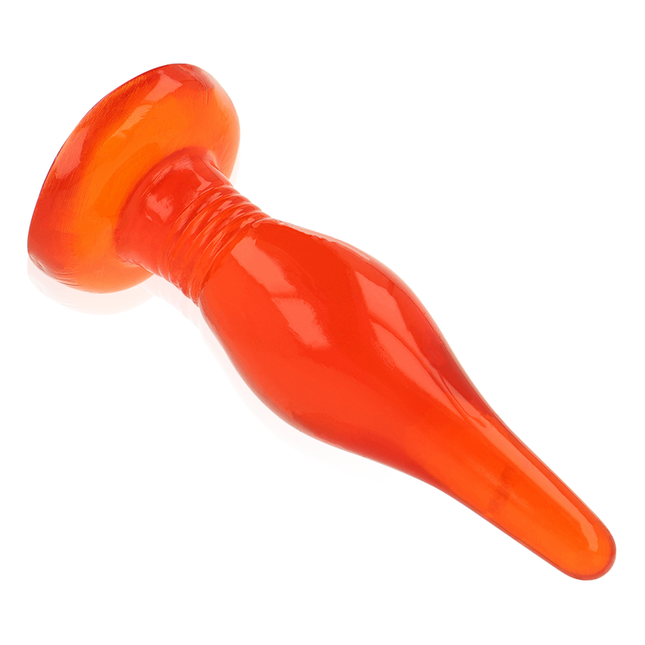 BAILE - PLUG ANAL ROUGE SOFT TOUCH 14.2 CM - Concombre Boutique
