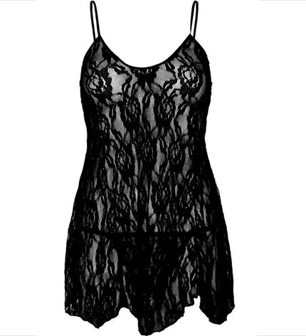 LEG AVENUE - CHEMISE DENTELLE FLEURIE by LEG AVENUE CHEMISES