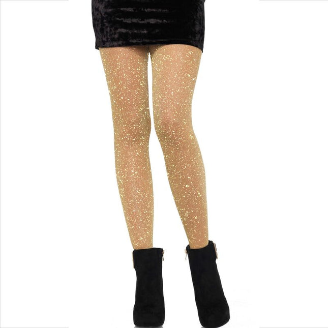 LEG AVENUE - COLLANTS TRANSPARENTS DORÉS by LEG AVENUE HOSIERY