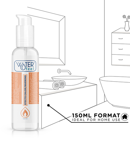 WATERFEEL - LUBRIFIANT EFFET CHALEUR 150 ML - Concombre Boutique