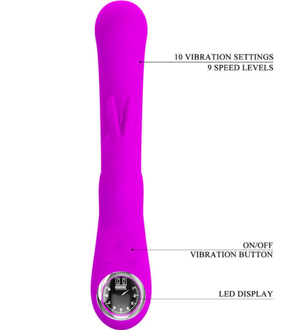 PRETTY LOVE - VIBRATEUR LAMAR LAPIN ET SPOT G VIOLET by PRETTY LOVE FLIRTATION