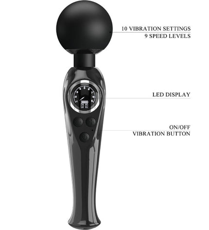 PRETTY LOVE - BAGUETTE VIBRATEUR SKYLER NOIR by PRETTY LOVE LED