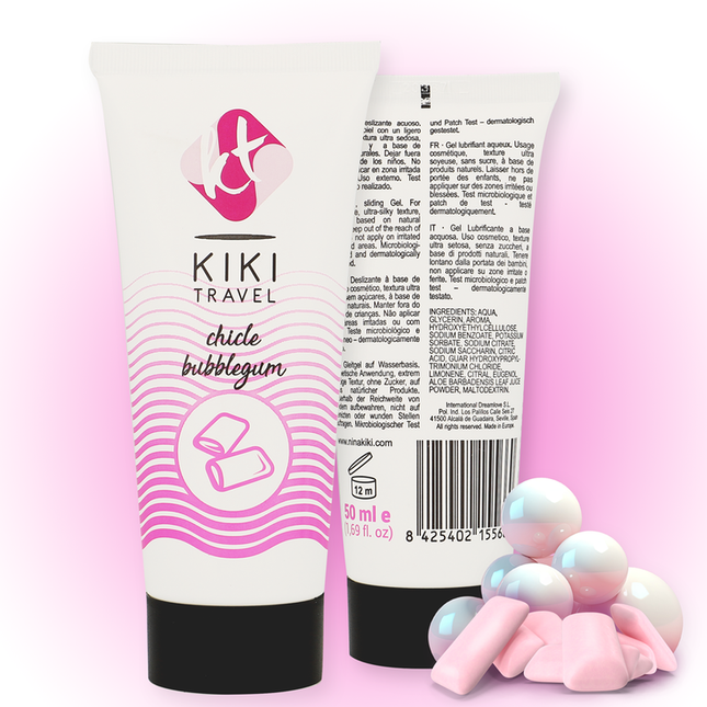 KIKÍ TRAVEL - LUBRIFIANT GOMME FRAISE 50 ML - Concombre Boutique