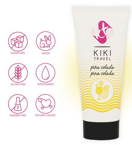 KIKÍ TRAVEL - PINA COLADA LUBRIFIANT 50 ML - Concombre Boutique