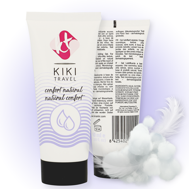 KIKÍ TRAVEL - CONFORT LUBRIFIANT NATUREL 50 ML - Concombre Boutique
