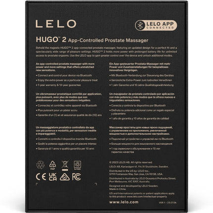 LELO - MASSEUR DE PROSTATE HUGO 2 VERT by LELO