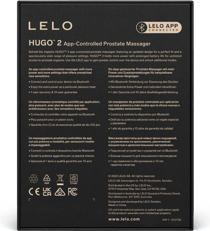 LELO - MASSEUR DE PROSTATE HUGO 2 VERT by LELO
