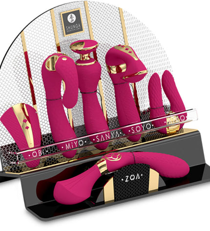 SHUNGA - PRÉSENTOIR 6 MASSEURS INTIMES FUCHSIA by SHUNGA TOYS
