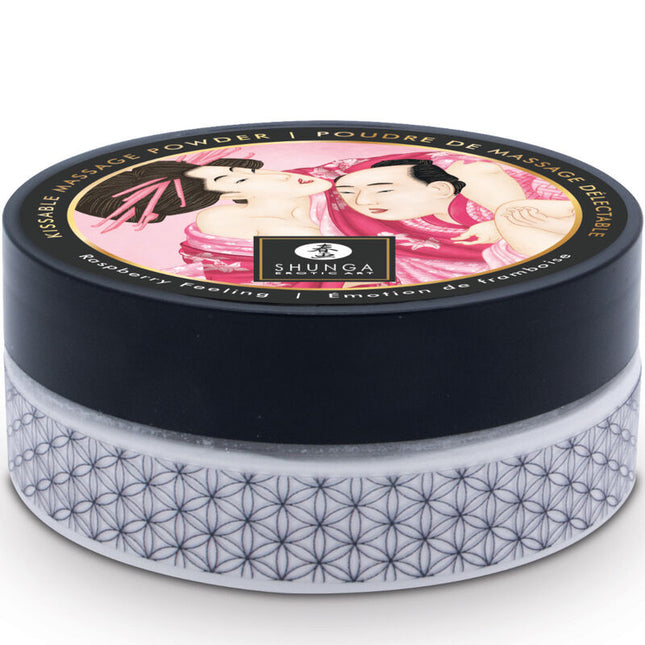 SHUNGA - KIT DE POUDRE DE MASSAGE COMESTIBLE FRAMBOISE by SHUNGA BODY POWER