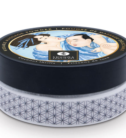 SHUNGA - KIT DE POUDRE DE MASSAGE COMESTIBLE À LA NOIX DE COCO by SHUNGA BODY POWER