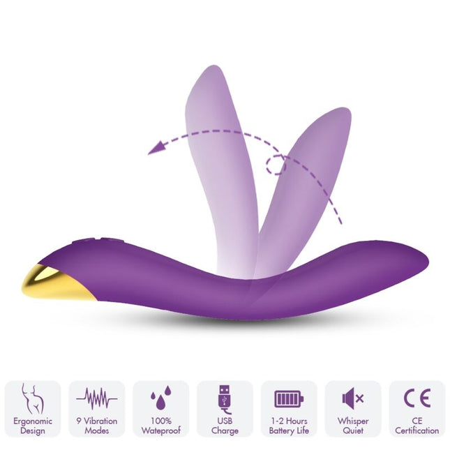 ARMONY - VIBRATEUR FLAMINGO MULTIPOSITION VIOLET by ARMONY VIBRATORS