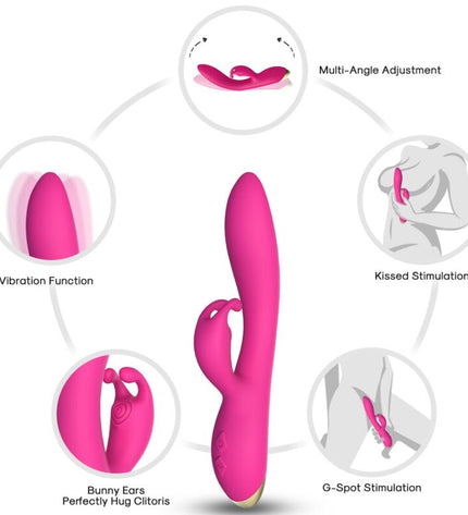 ARMONY - BONNIE VIBRATEUR LAPIN FUCHSIA by ARMONY VIBRATORS
