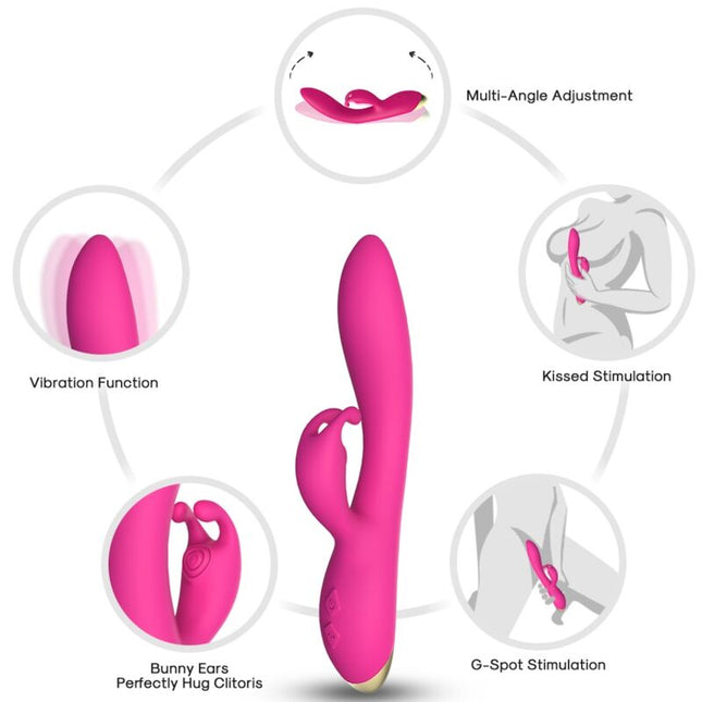 ARMONY - BONNIE VIBRATEUR LAPIN FUCHSIA by ARMONY VIBRATORS