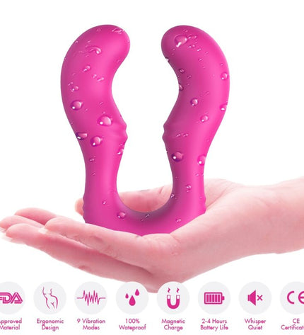 ARMONY - VIBRATEUR SERAPH DOUBLE TÉLÉCOMMANDE FUCHSIA by ARMONY VIBRATORS