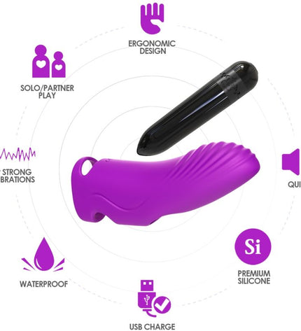 ARMONY - AURORA VIBRATEUR DOIGT VIOLET by ARMONY VIBRATORS