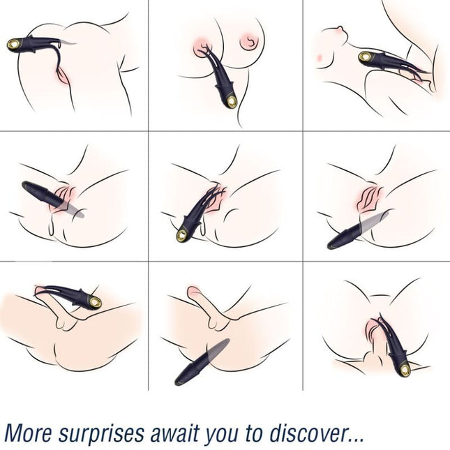 ARMONY - VIBRATEUR SHADOW DOUBLE TÊTE TEASING BLEU by ARMONY VIBRATORS