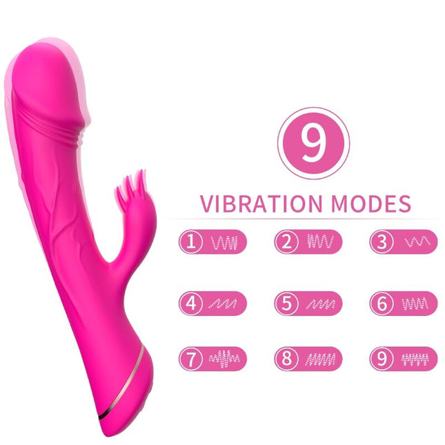 ARMONY - GODE VIBRATEUR LAPIN SILICONE FUCHSIA by ARMONY VIBRATORS