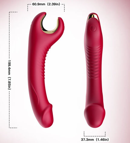 ARMONY - VIBRATEUR & ROTATEUR PRINCE DILDO ROUGE by ARMONY VIBRATORS