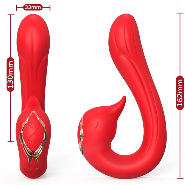 ARMONY - VIBRATEUR DELFIN MULTIPOSITION & EFFET CHALEUR ROUGE by ARMONY VIBRATORS