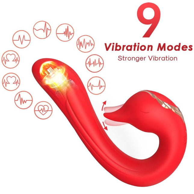 ARMONY - VIBRATEUR DELFIN MULTIPOSITION & EFFET CHALEUR ROUGE by ARMONY VIBRATORS
