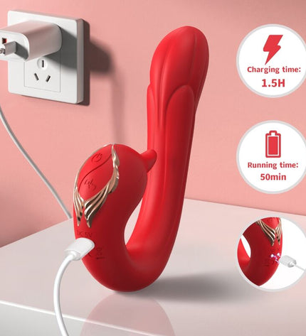 ARMONY - VIBRATEUR DELFIN MULTIPOSITION & EFFET CHALEUR ROUGE by ARMONY VIBRATORS