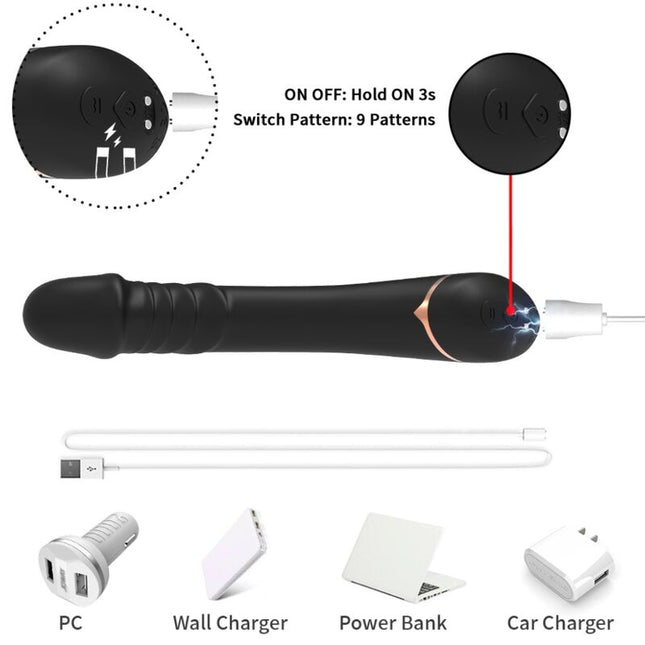 ARMONY - GODE VIBRATEUR SILICONE NOIR by ARMONY VIBRATORS