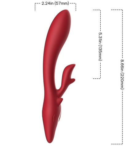 ARMONY - VIBRATEUR ELK RABBIT COURBE ROUGE by ARMONY VIBRATORS