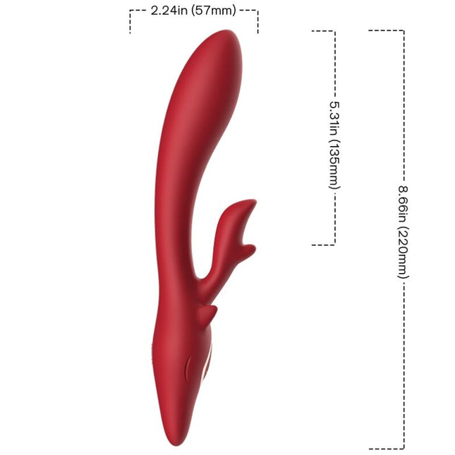 ARMONY - VIBRATEUR ELK RABBIT COURBE ROUGE by ARMONY VIBRATORS