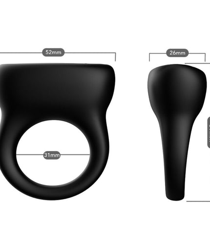 ARMONY - ANNEAU VIBRATEUR NOIR by ARMONY FOR HIM