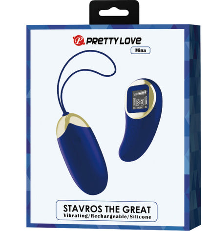 PRETTY LOVE - TÉLÉCOMMANDE OEUF VIBRANT MINA BLEU by PRETTY LOVE LED