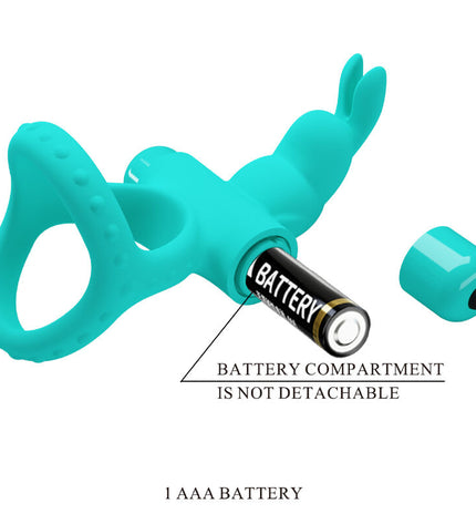 PRETTY LOVE - ANNEAU VIBRATEUR LAPIN VERT FIGGY by PRETTY LOVE MALE