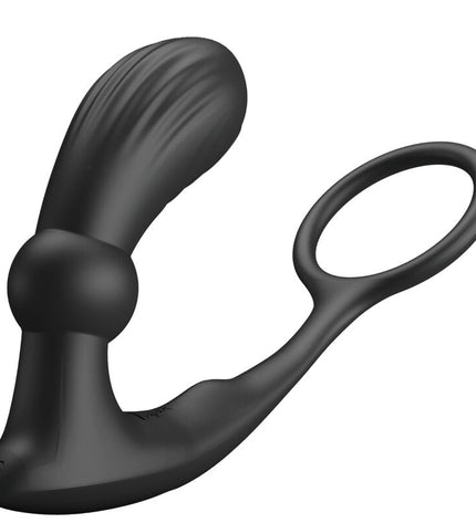 PRETTY LOVE - ANNEAU ANAL ET VIBRATEUR WARREN NOIR by PRETTY LOVE BOTTOM