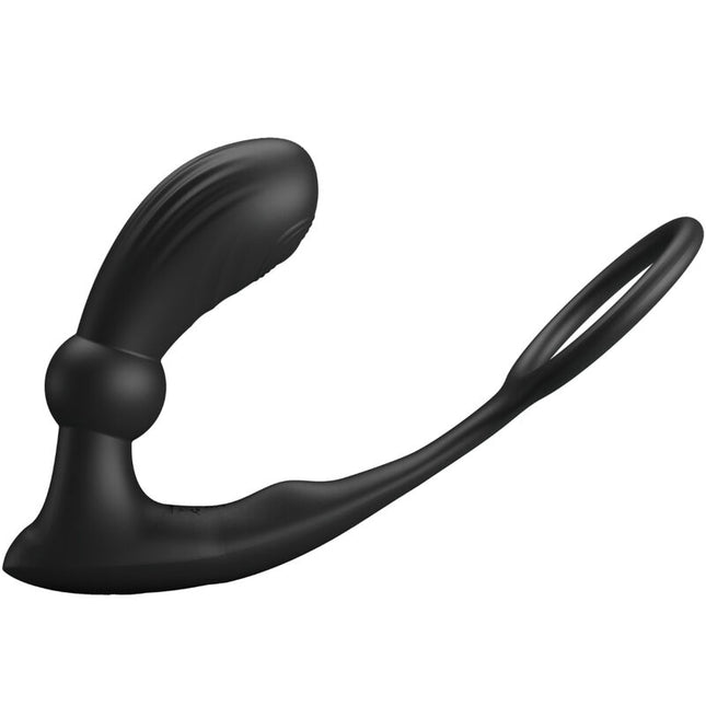 PRETTY LOVE - ANNEAU ANAL ET VIBRATEUR WARREN NOIR by PRETTY LOVE BOTTOM