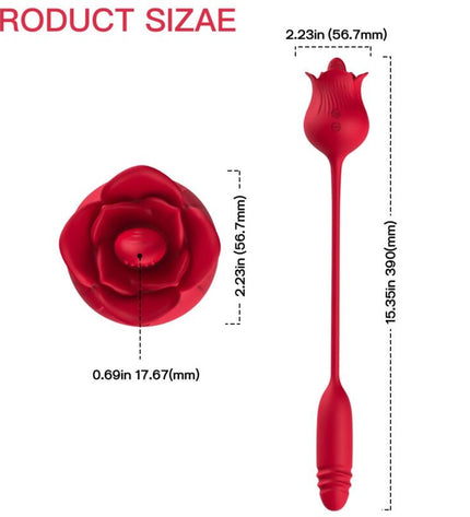 ARMONY - ROSELIP LICKING VIBRANT CLITO & VIBRATEUR ROUGE by ARMONY STIMULATORS