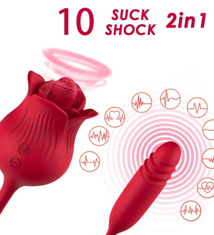 ARMONY - ROSELIP LICKING VIBRANT CLITO & VIBRATEUR ROUGE by ARMONY STIMULATORS