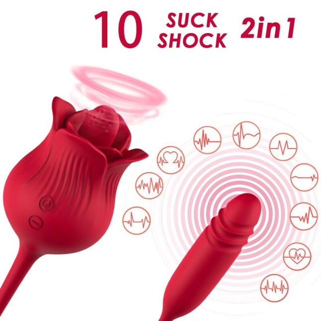 ARMONY - ROSELIP LICKING VIBRANT CLITO & VIBRATEUR ROUGE by ARMONY STIMULATORS