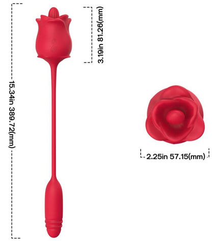 ARMONY - 3-EN-1 ROSE, STIMULATEUR, ASPIRATION ET UP&DOWN AVEC QUEUE ROUGE by ARMONY STIMULATORS