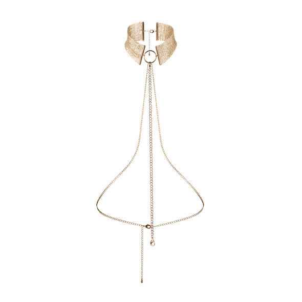 BIJOUX - DÉSIR MÉTALLIQUE COLLIER MÉTALLISÉ DORÉ