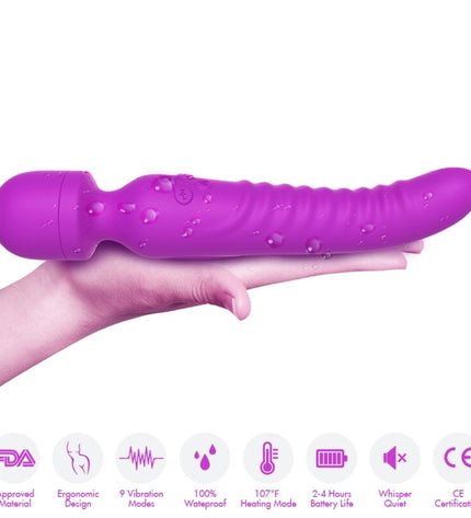 ARMONY - MISSION MASSAGER & VIBRATEUR EFFET CHALEUR VIOLET by ARMONY MASSAGERS