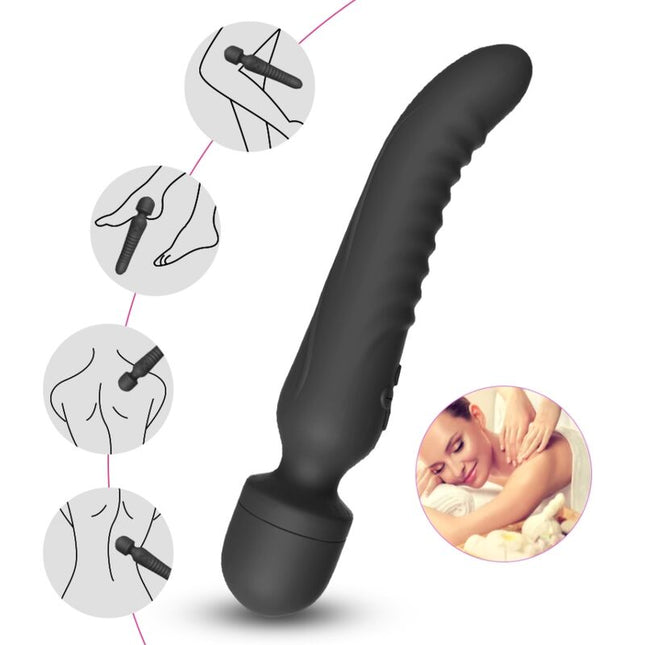 ARMONY - MISSION MASSAGER & VIBRATEUR EFFET CHALEUR NOIR by ARMONY MASSAGERS