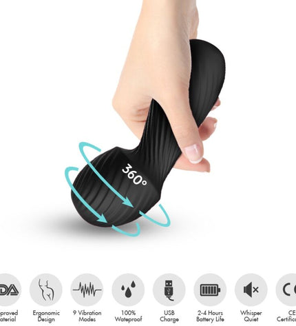 ARMONY - DAZZLE MASSAGER & VIBRATEUR PETIT NOIR by ARMONY MASSAGERS