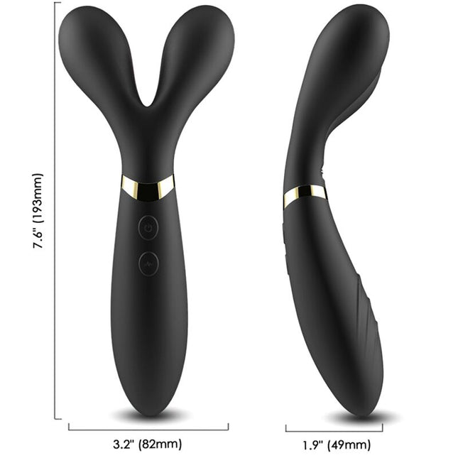 ARMONY - Y-WAND MASSAGE & VIBRATEUR DOUBLE TÊTE NOIR by ARMONY MASSAGERS